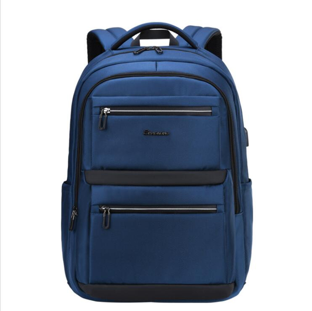 حقيبة ظهر كمبيوتر الأعمال المضادة للسرقة للرجال والنساء مع منفذ شحن USB