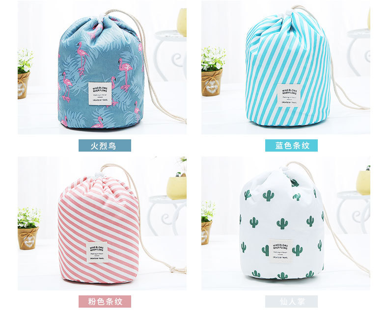 ألوان عرض من الرباط سفر أدوات الزينة حقيبة التخزين-2