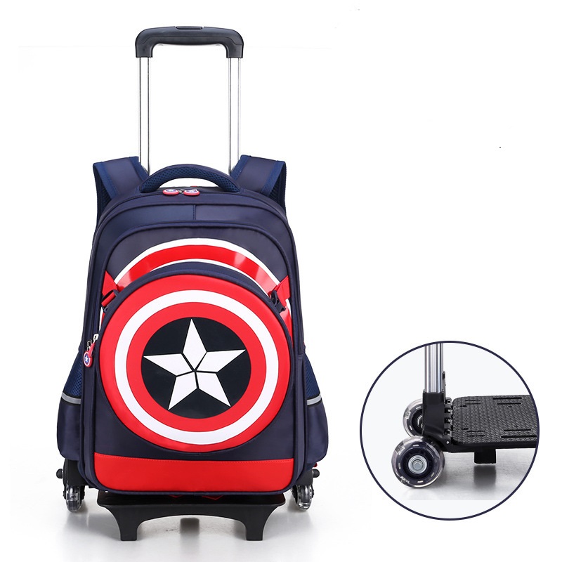 الأزرق الداكن من حقيبة مدرسية المتداول