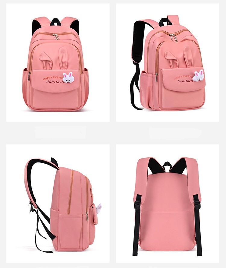 360 درجة منظر للأزياء الفتيات عارضة حقيبة مدرسية للمدرسة المتوسطة