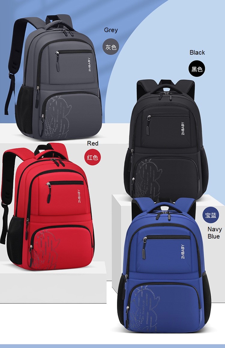 أربعة ألوان من حقيبة مدرسية طالب للماء