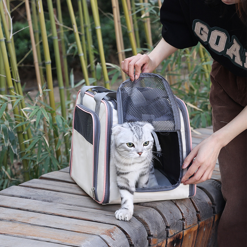 محمولة حقيبة حبال Cat Cat Cat Dog Cat Carrier للسفر Pet Bag Cage Cage