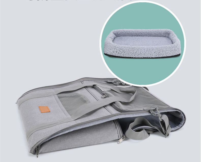 حقيبة نقل الحيوانات الأليفة قابلة للطي