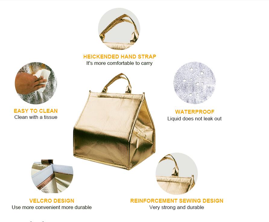 التخصيص غير المنسوجة حقيبة برودة الترويجية