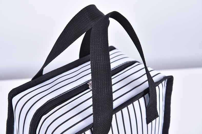 مقبض مزدوج معزول كيس الغداء برودة