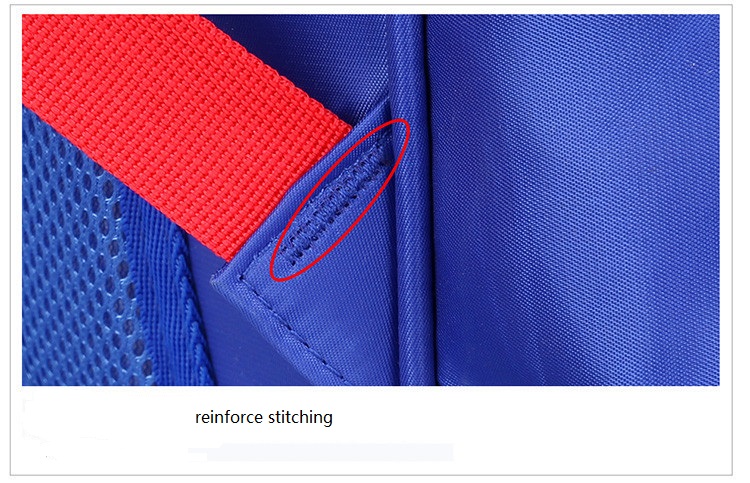 حقيبة مدرسية المتداول مع تعزيز خياطة