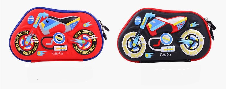 لون مختلف من 3D طالب مربع القرطاسية للأولاد-2