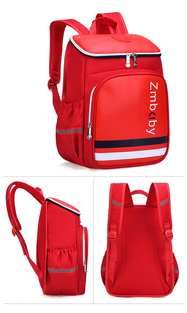 أحمر من تلميذ حقيبة مدرسية لكسل أطفال للمدرسة الابتدائية