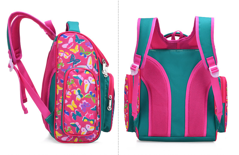 اللون الوردي من حقيبة كتاب المدرسة عالية الجودة ل Kidergarden Kids