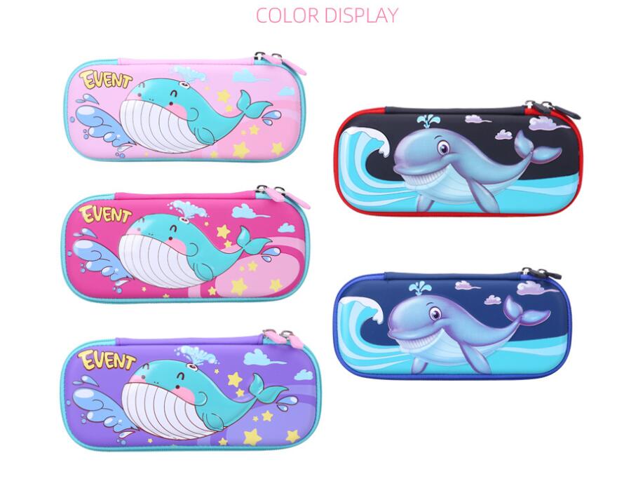 عرض لون القضية 3D الكرتون مقلمة للأطفال