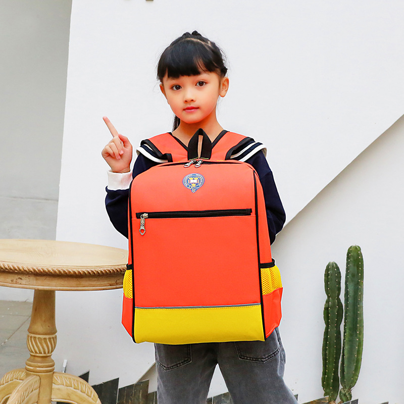 عرض نموذج شعار مخصص حقيبة مدرسية للأطفال للبنين