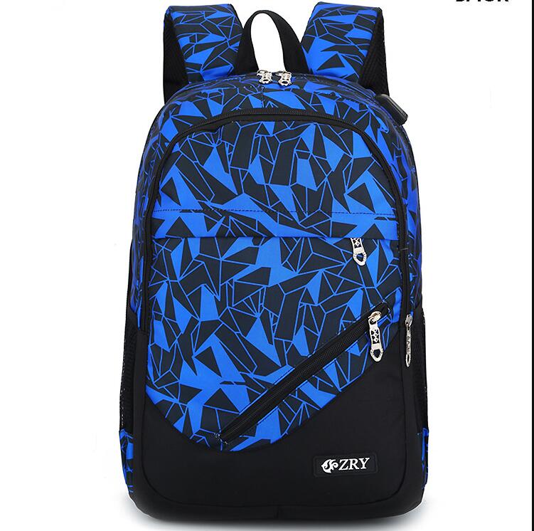 المنظر الأمامي من مجموعة ظهره 3PCS