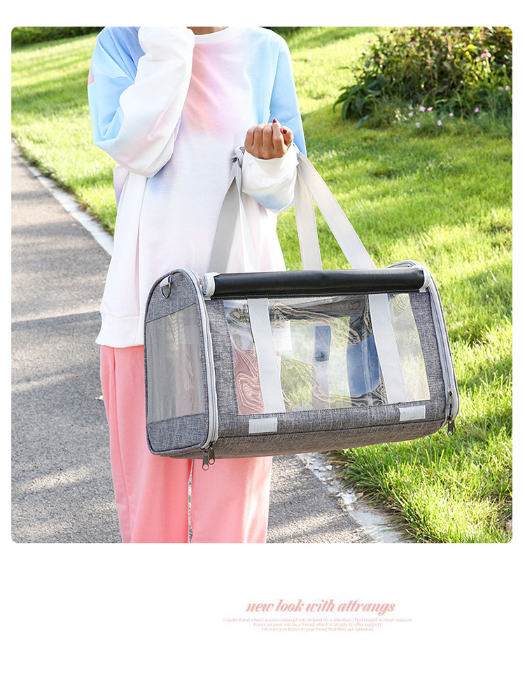 حقيبة حامل الحيوانات الأليفة المحمولة