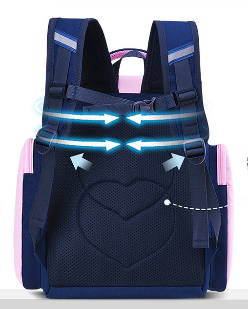 مؤخرا في حقيبة مدرسية للأطفال على ظهره ما قبل المدرسة