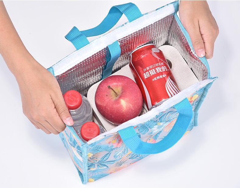 عرض أعلى من حقيبة الغداء العزل البوليستر