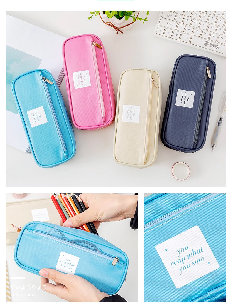 4 ألوان مربع قلم رصاص قماش