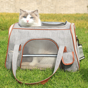 حقيبة حامل الحيوانات الأليفة المحمولة OEM للسفر الكلب CAT PET تحمل حقيبة PET CAGE