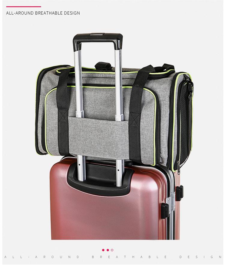 حقيبة حمل الحيوانات الأليفة المحمولة