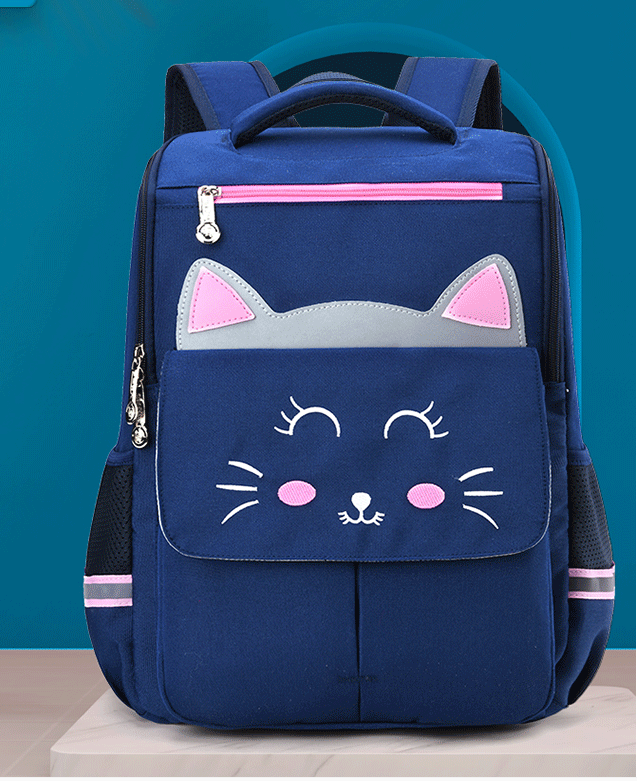 كحلي من كيدز حقيبة مدرسية للمدرسة