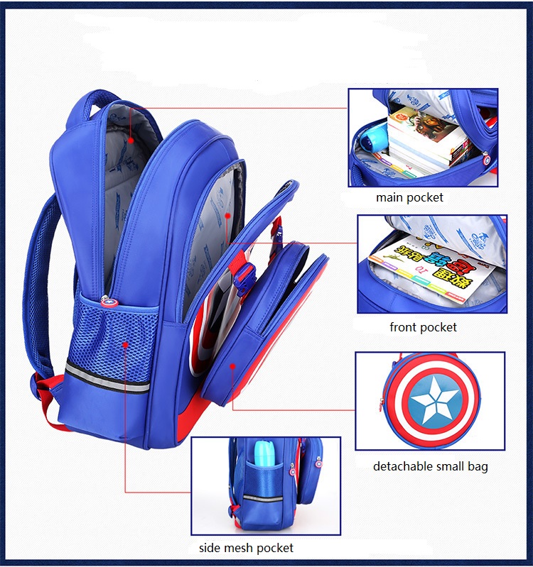 هيكل حقيبة مدرسية المتداول