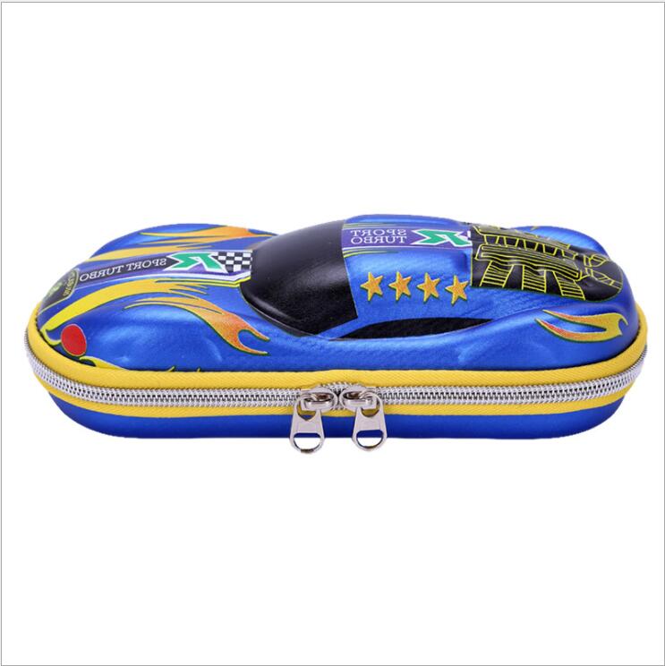 تصميم سيارة زرقاء إيفا 3D صندوق رصاص للأولاد