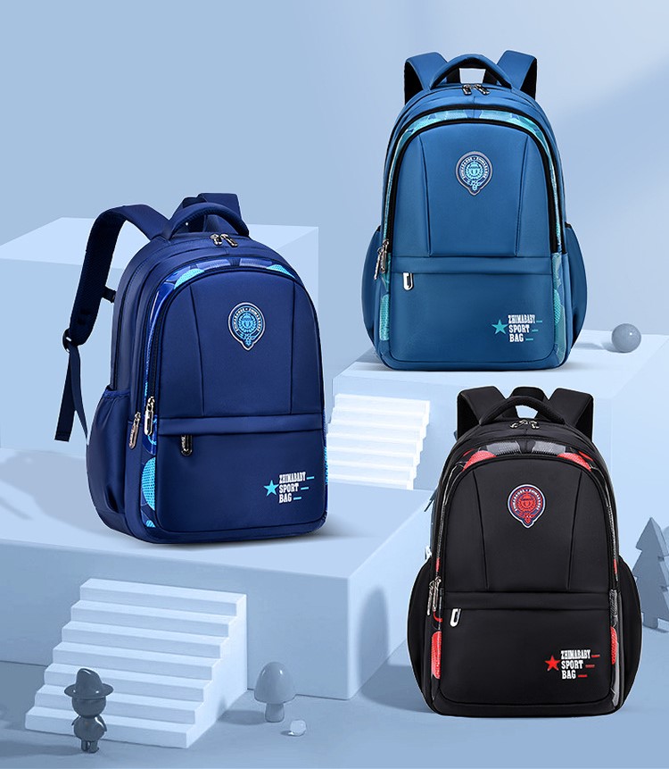 ثلاثة ألوان ذات سعة كبيرة للأطفال حقيبة مدرسية على ظهر الأطفال للأولاد