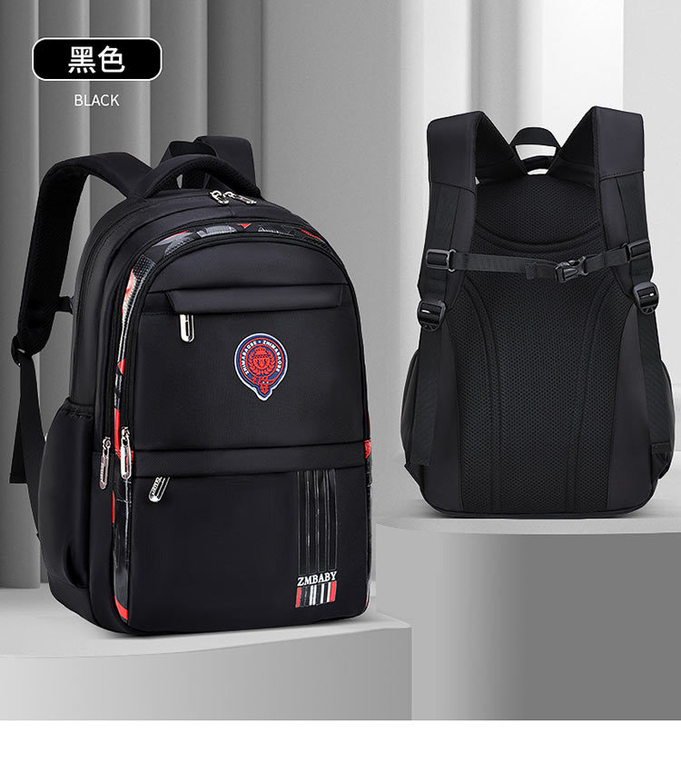 شركة تصنيع حقيبة ظهر أسود مخصصة للمدرسة المدرسية للمراهق