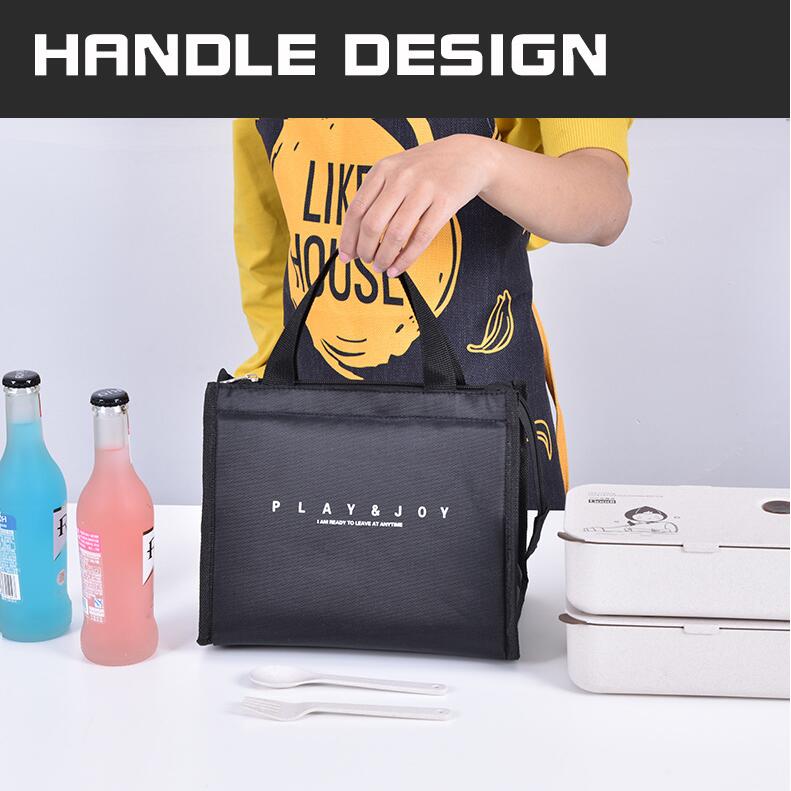 التعامل مع تصميم حقيبة الغداء معزول