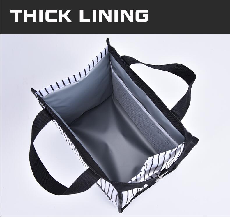 بطانة سميكة حقيبة الغداء معزول