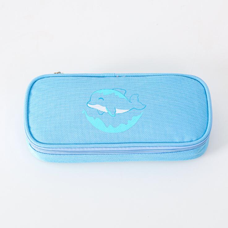 SkyBlue طالب القرطاسية القلم قلم رصاص القضية لفتاة