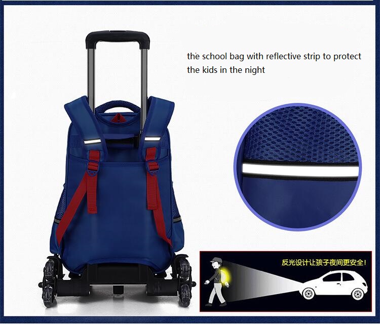 حقيبة مدرسية المتداول بشريط عاكس