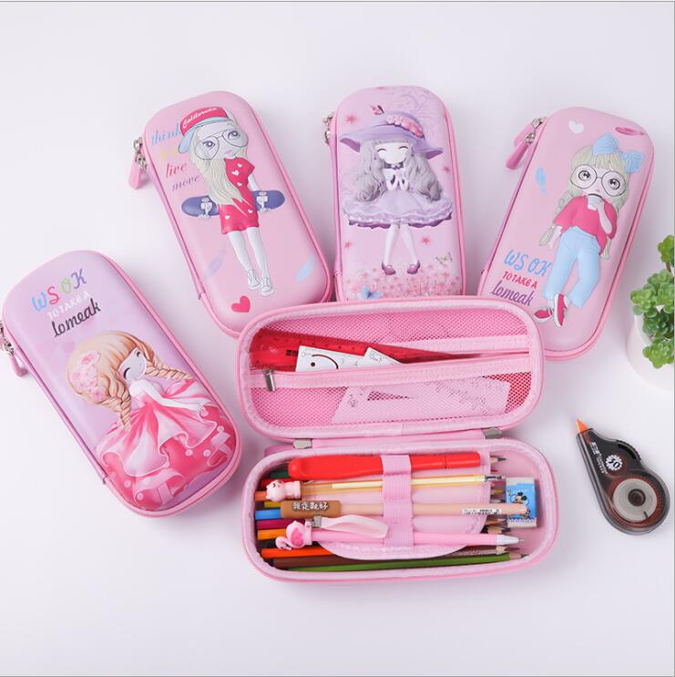 إيفا 3D الكرتون مربع القلم للطلاب