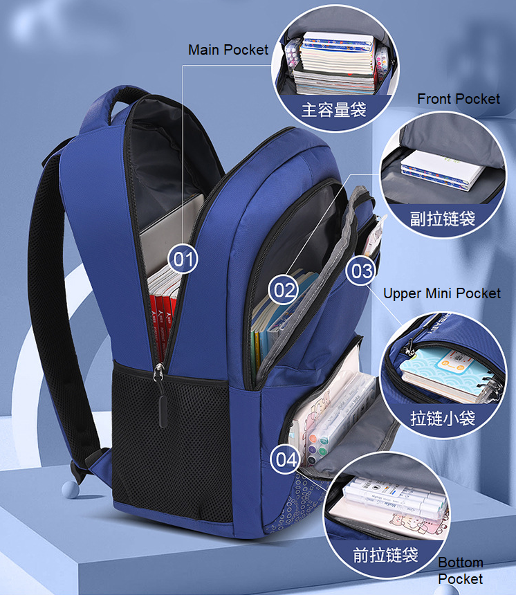 هيكل حقيبة ظهر طالب للماء