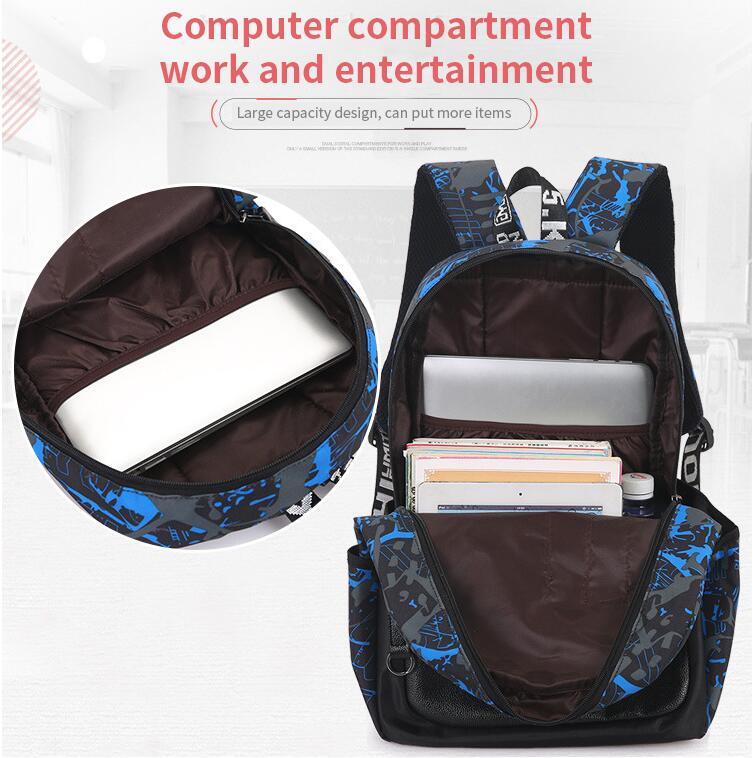 سعة كبيرة من مجموعة ظهره 3PCS