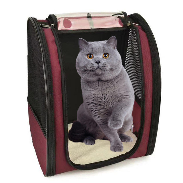 مصنع حقيبة ظهر حاملة للحيوانات الأليفة المحمولة بالجملة للكلاب Cat Cat Pet Bag Bag Pet Cage
