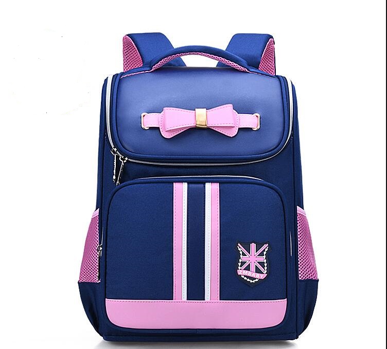 اللون الأزرق من حقيبة كتاب الفتيات