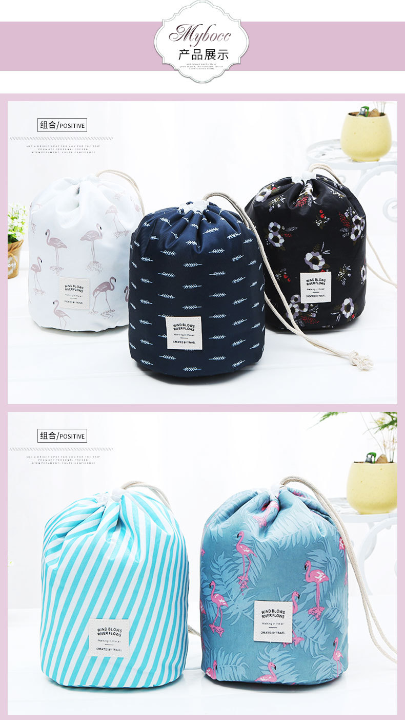 تفاصيل الرباط حقيبة تخزين أدوات الزينة السفر