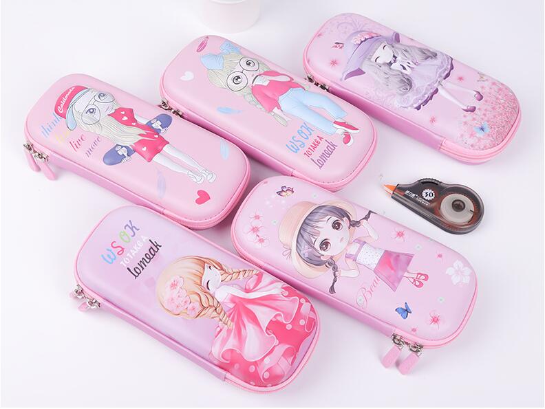 أزياء إيفا 3D الكرتون القلم مربع للبنات