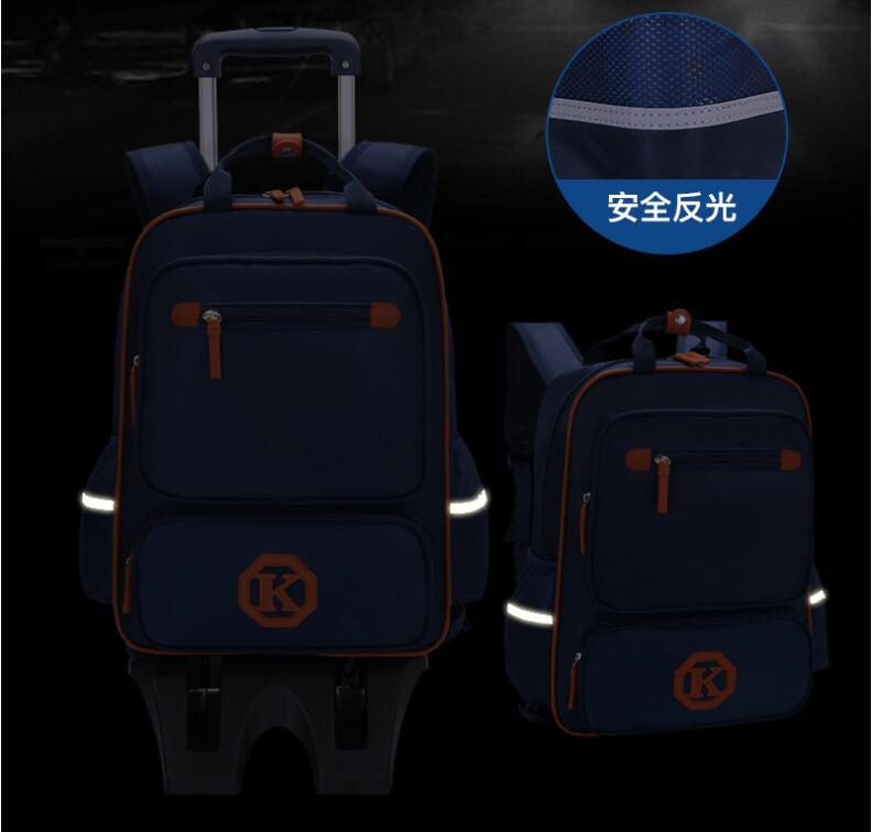 حقيبة ظهر مدرسية للأطفال مع قطاع عاكس