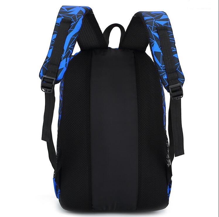 المنظر الخلفي من 3PCS حقيبة الظهر