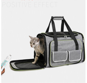 حقيبة حامل الحيوانات الأليفة المحمولة بالجملة القابلة للتوسيع للسفر الكلب Cat Pet Bag Bag Pet Cage