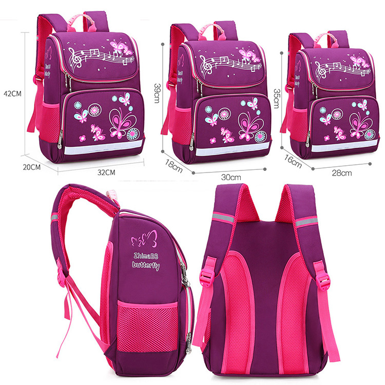 حجم كيس الأطفال حقيبة مدرسية للطالب الابتدائي