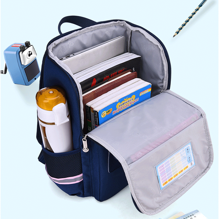 فتحة فتح حقيبة مدرسية للأطفال للمدرسة