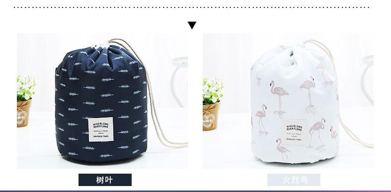 ألوان عرض من الرباط حقيبة سفر أدوات تخزين الزينة - 1