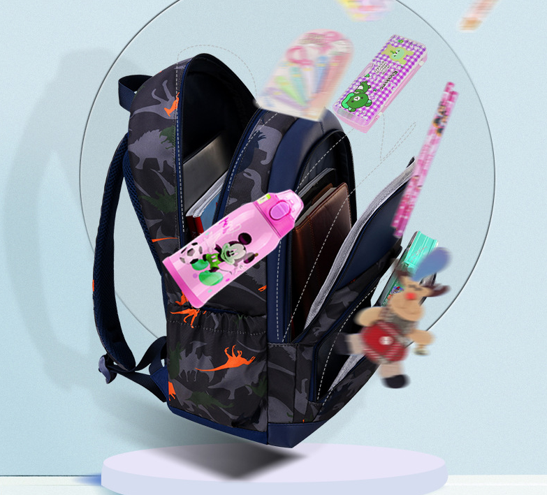 فتح حقيبة الظهر حقيبة الظهر للمدرسة