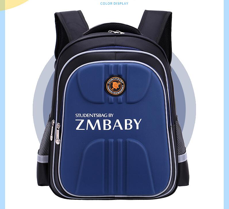 color display of student wheeled school bag
