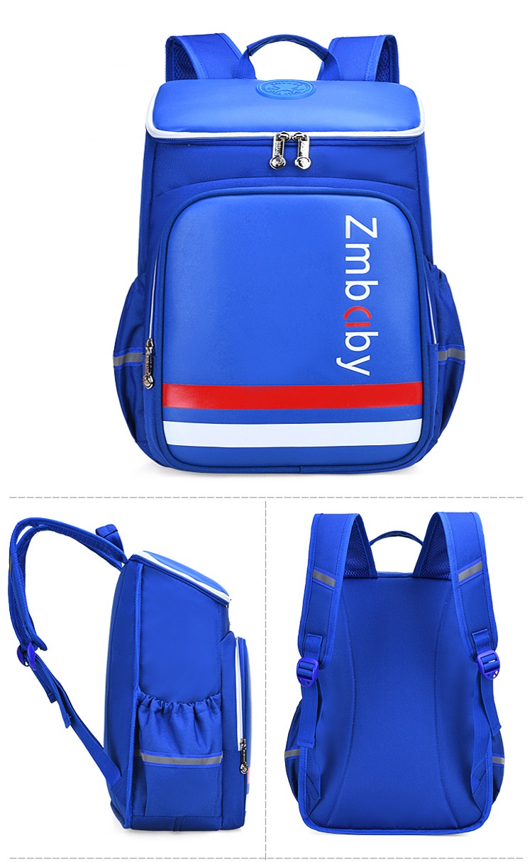 سماء أزرق من تلميذ المدرسية حقيبة كيس أطفال للمدرسة الابتدائية