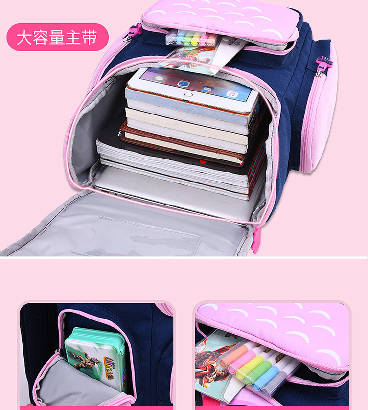 حقيبة مدرسية كبيرة للأطفال حقيبة الظهر لمرحلة ما قبل المدرسة