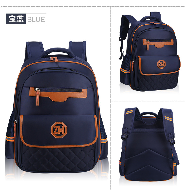 الأزرق الداكن من الأطفال على ظهره للمدرسة حقيبة كتاب تصميم جديد