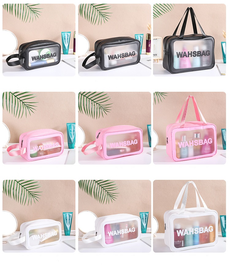 عرض حجم حقيبة مستحضرات التجميل PVC